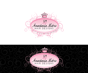 Logo Design by joliau for Anastasia Metro Hair Designs Inc | Design: #2814561