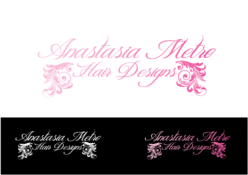 Logo Design by GB Graphics for Anastasia Metro Hair Designs Inc | Design #2837261