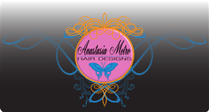 Logo-Design von theREALgone84 für Anastasia Metro Hair Designs Inc | Design: #2838874