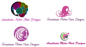 Logo Design by divya parmar for Anastasia Metro Hair Designs Inc | Design #2820557