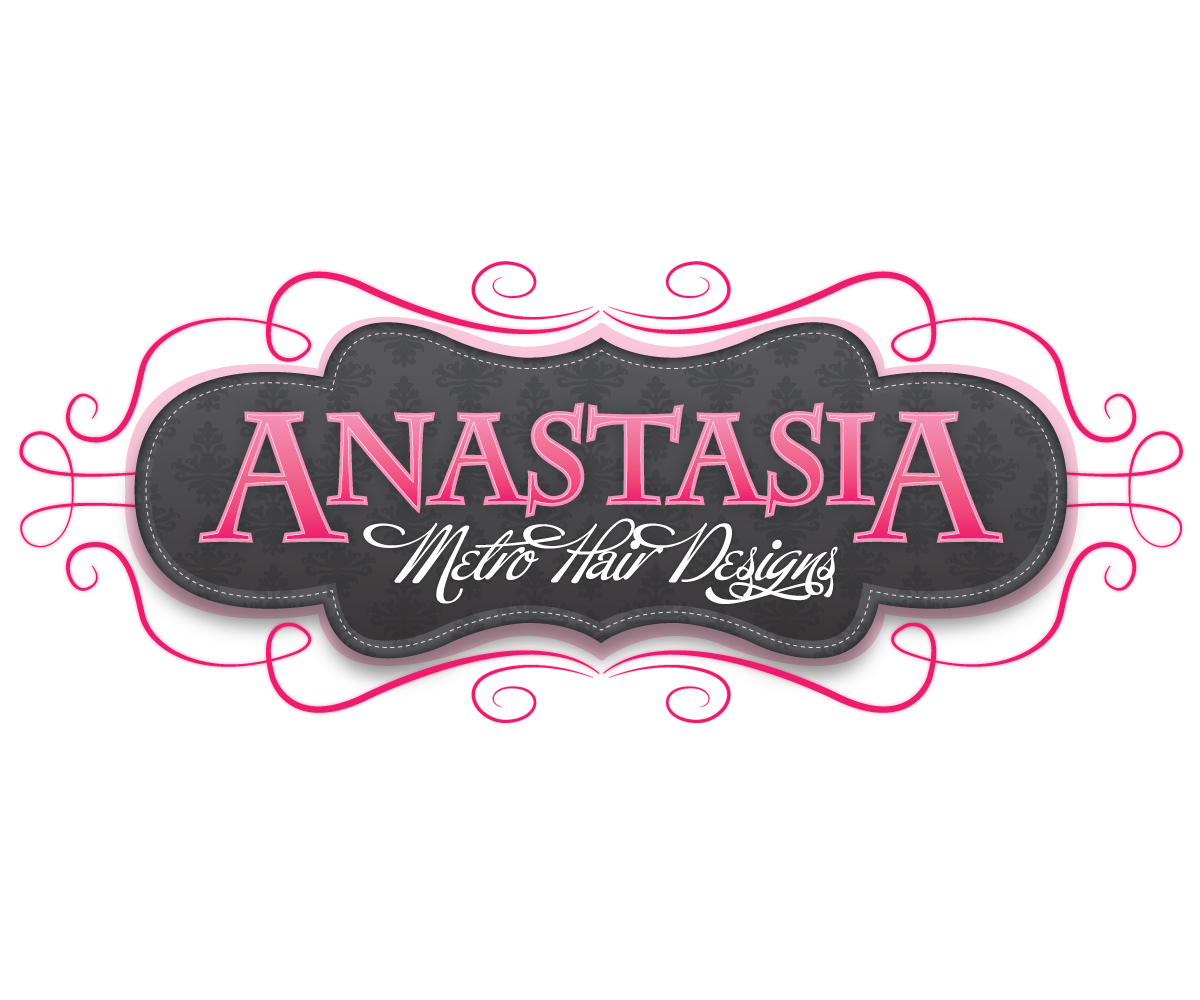 Logo-Design von NSDesign für Anastasia Metro Hair Designs Inc | Design #2801462
