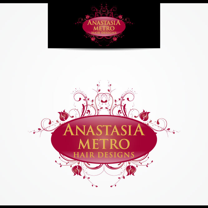 Logo Design by Tectutive for Anastasia Metro Hair Designs Inc | Design #2795971