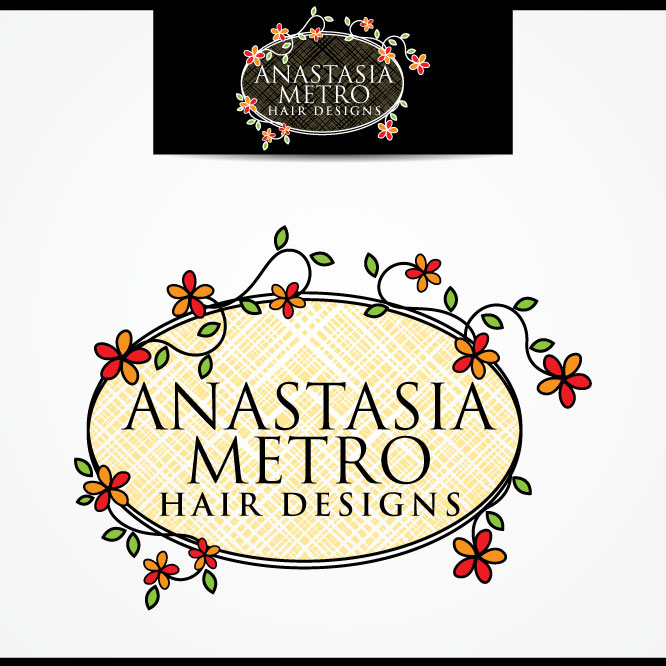 Logo Design by Tectutive for Anastasia Metro Hair Designs Inc | Design #2796127