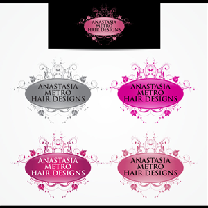 Logo-Design von Tectutive für Anastasia Metro Hair Designs Inc | Design: #2801116