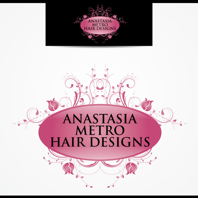 Logo Design by Tectutive for Anastasia Metro Hair Designs Inc | Design #2802653