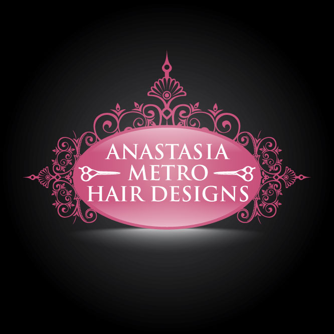 Diseño de Logo por Tectutive para Anastasia Metro Hair Designs Inc | Diseño #2805896