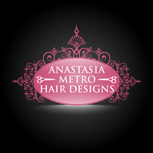 Diseño de Logo por Tectutive para Anastasia Metro Hair Designs Inc | Diseño: #2805896