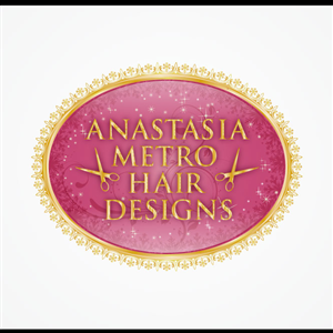 Diseño de Logo por Tectutive para Anastasia Metro Hair Designs Inc | Diseño: #2806192