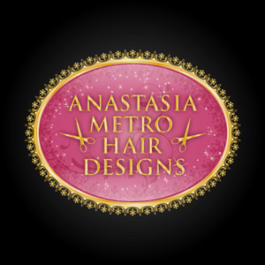 Diseño de Logo por Tectutive para Anastasia Metro Hair Designs Inc | Diseño: #2806195