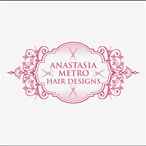 Diseño de Logo por Tectutive para Anastasia Metro Hair Designs Inc | Diseño: #2806282