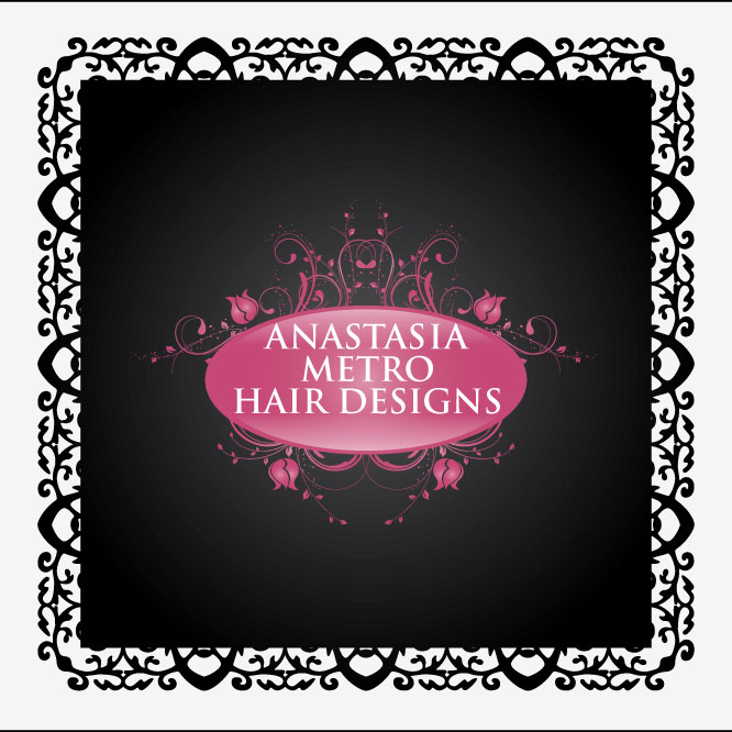 Diseño de Logo por Tectutive para Anastasia Metro Hair Designs Inc | Diseño #2816564
