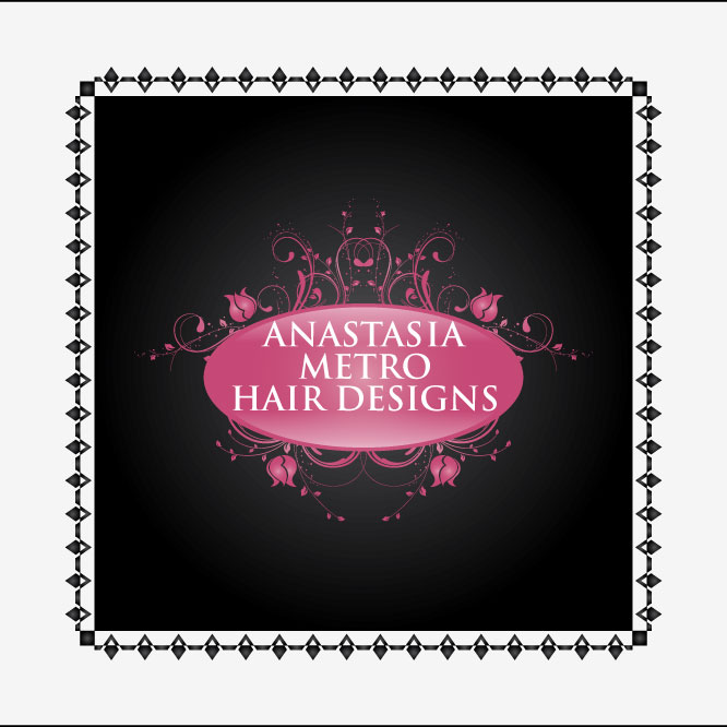 Diseño de Logo por Tectutive para Anastasia Metro Hair Designs Inc | Diseño #2816572