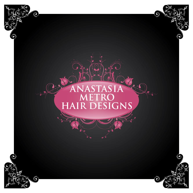 Diseño de Logo por Tectutive para Anastasia Metro Hair Designs Inc | Diseño #2816617
