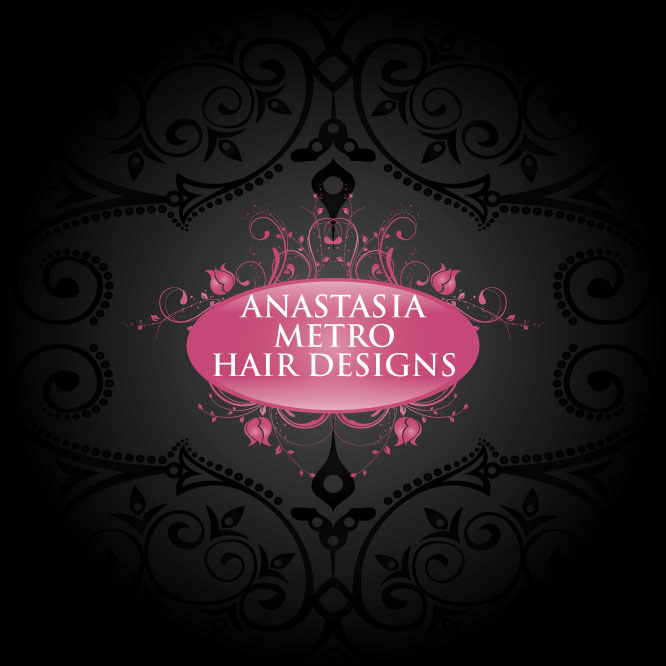 Diseño de Logo por Tectutive para Anastasia Metro Hair Designs Inc | Diseño #2816667