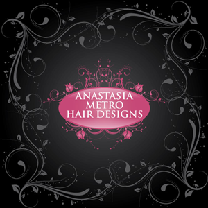 Diseño de Logo por Tectutive para Anastasia Metro Hair Designs Inc | Diseño: #2816669