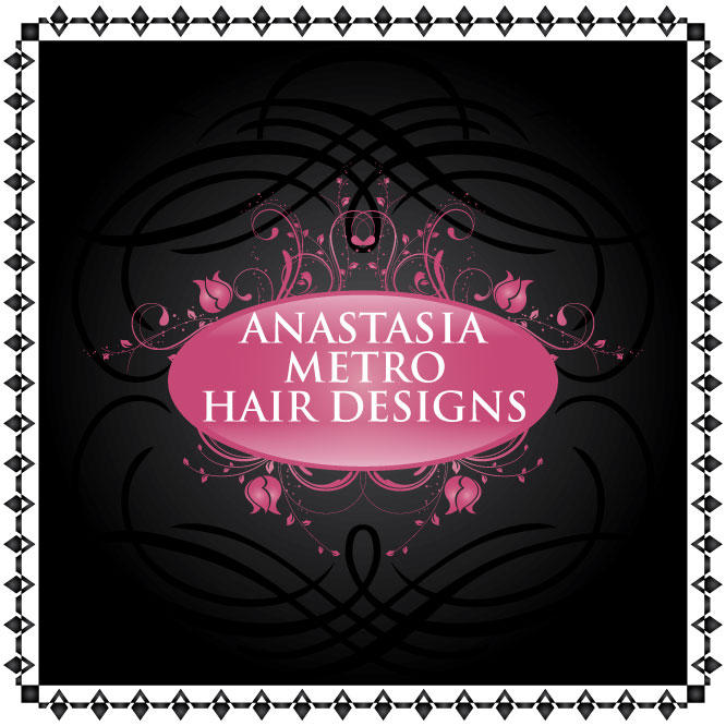 Logo-Design von Tectutive für Anastasia Metro Hair Designs Inc | Design #2816671