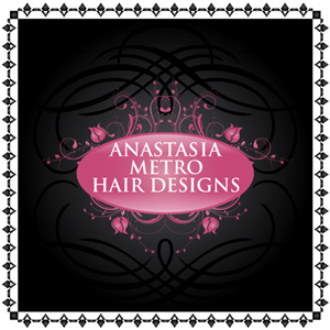 Diseño de Logo por Tectutive para Anastasia Metro Hair Designs Inc | Diseño: #2816671