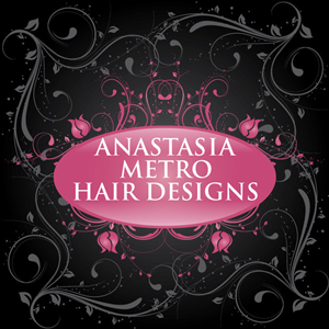 Diseño de Logo por Tectutive para Anastasia Metro Hair Designs Inc | Diseño: #2818228