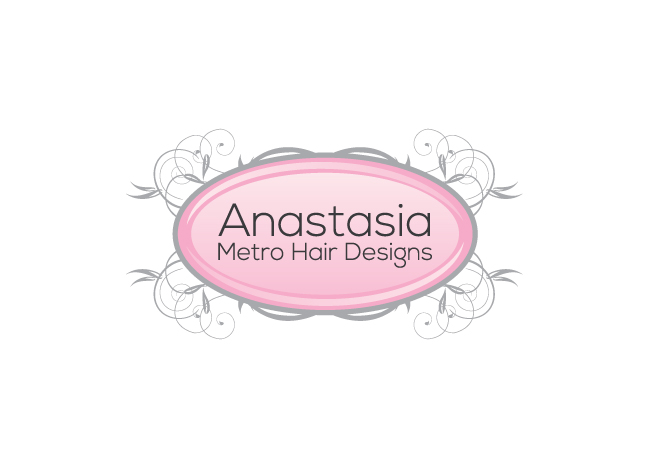Logo Design by ABG for Anastasia Metro Hair Designs Inc | Design #2796879