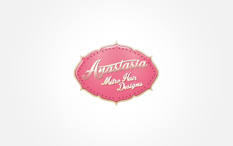 Logo Design by Octav for Anastasia Metro Hair Designs Inc | Design #2797457