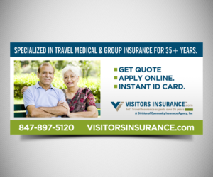 Billboard for VisitorsInsurance.com | Billboard Design by Designers Hub