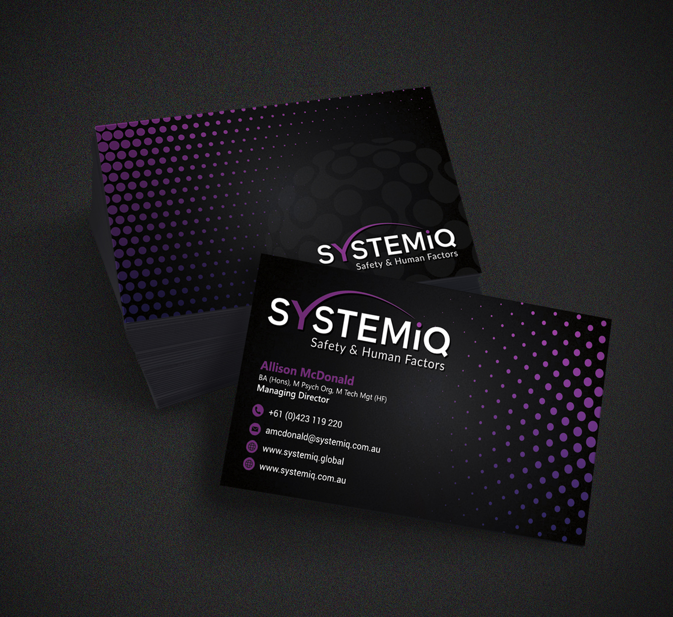 Business Card Design by Hardcore Design for this project | Design #18298357