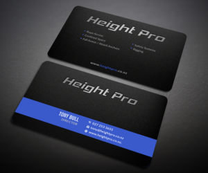 Height Pro Business Cards | Design de Carte de Visite par Designers Hub