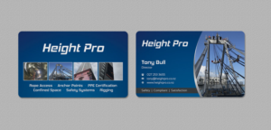 Visitenkarten-Design von INDIAN_Ashok für Height Pro Ltd | Design: #18282306