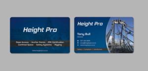 Business Card Design by INDIAN_Ashok for Height Pro Ltd | Design: #18282314