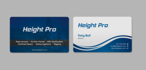Business Card Design by INDIAN_Ashok for Height Pro Ltd | Design: #18282317