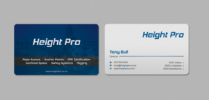 Business Card Design by INDIAN_Ashok for Height Pro Ltd | Design: #18282321