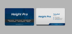 Business Card Design by INDIAN_Ashok for Height Pro Ltd | Design: #18282323