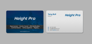Business Card Design by INDIAN_Ashok for Height Pro Ltd | Design: #18282325