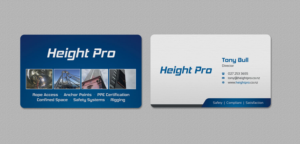 Business Card Design by INDIAN_Ashok for Height Pro Ltd | Design: #18282327