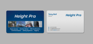 Business Card Design by INDIAN_Ashok for Height Pro Ltd | Design: #18282330
