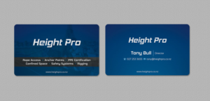 Business Card Design by INDIAN_Ashok for Height Pro Ltd | Design: #18282332