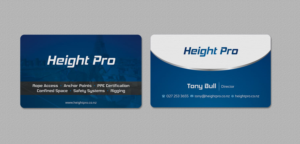 Business Card Design by INDIAN_Ashok for Height Pro Ltd | Design: #18282333