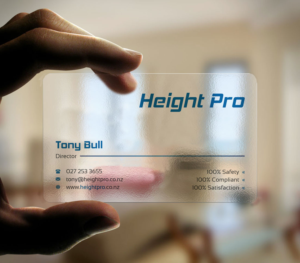 Business Card Design by INDIAN_Ashok for Height Pro Ltd | Design: #18282338
