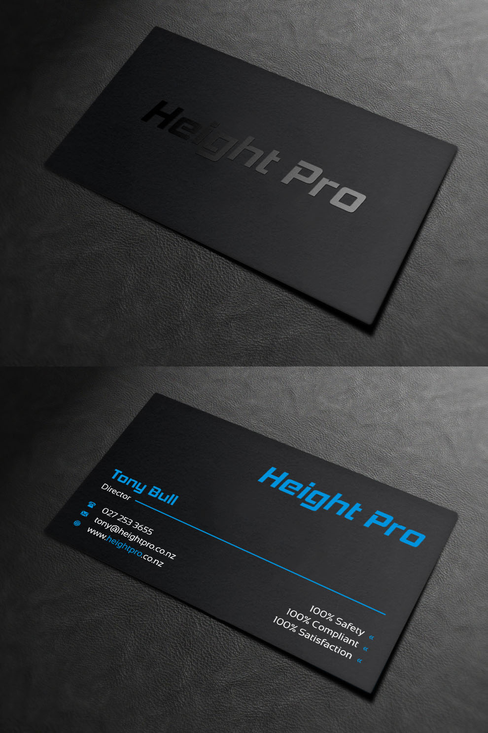 Business Card Design by INDIAN_Ashok for Height Pro Ltd | Design #18282344