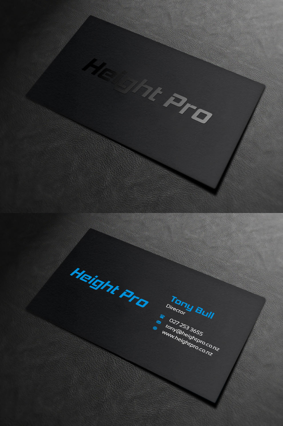 Business Card Design by INDIAN_Ashok for Height Pro Ltd | Design #18282348