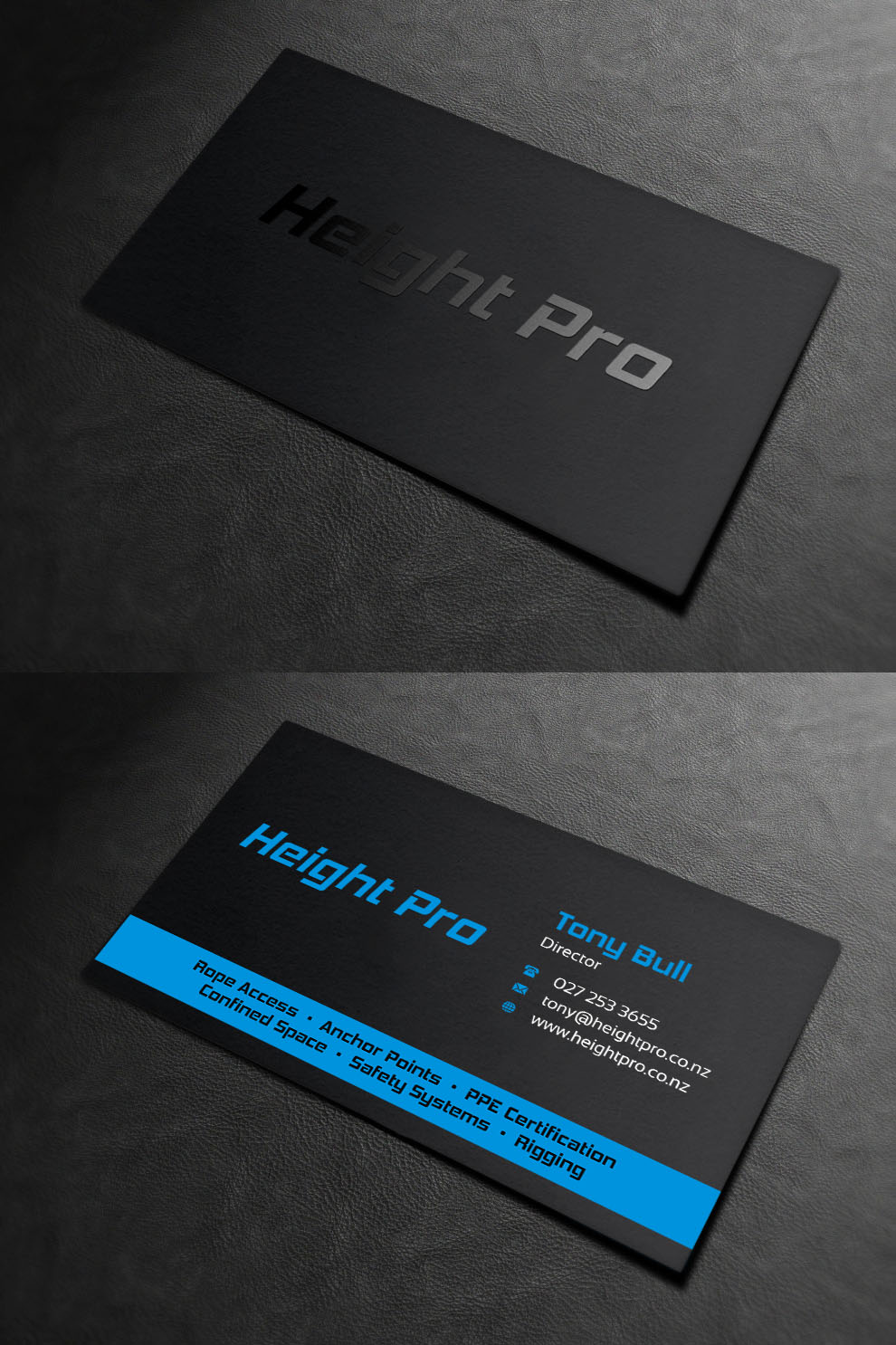 Business Card Design by INDIAN_Ashok for Height Pro Ltd | Design #18282349