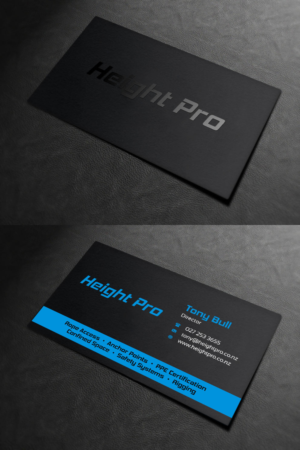 Business Card Design by INDIAN_Ashok for Height Pro Ltd | Design: #18282349