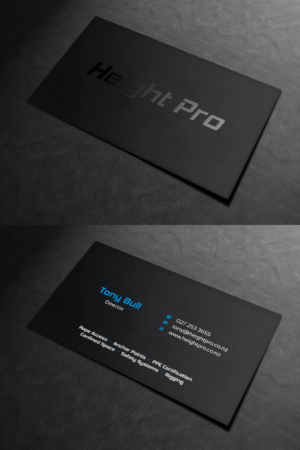 Business Card Design by INDIAN_Ashok for Height Pro Ltd | Design: #18282350