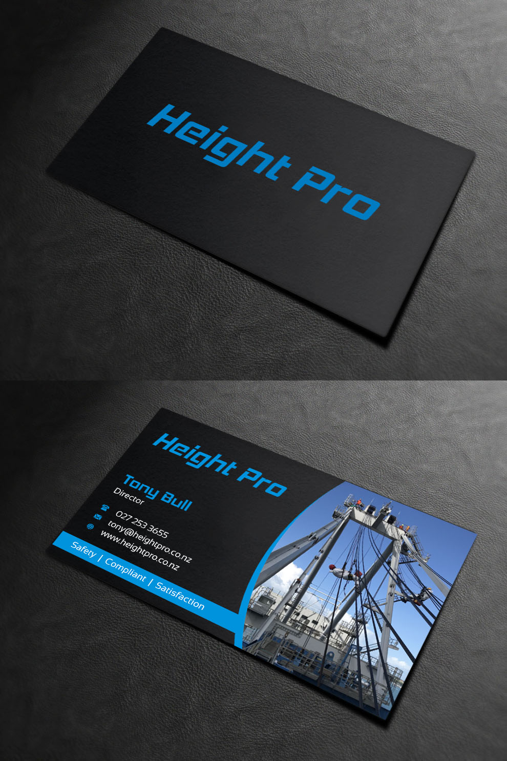 Business Card Design by INDIAN_Ashok for Height Pro Ltd | Design #18282355