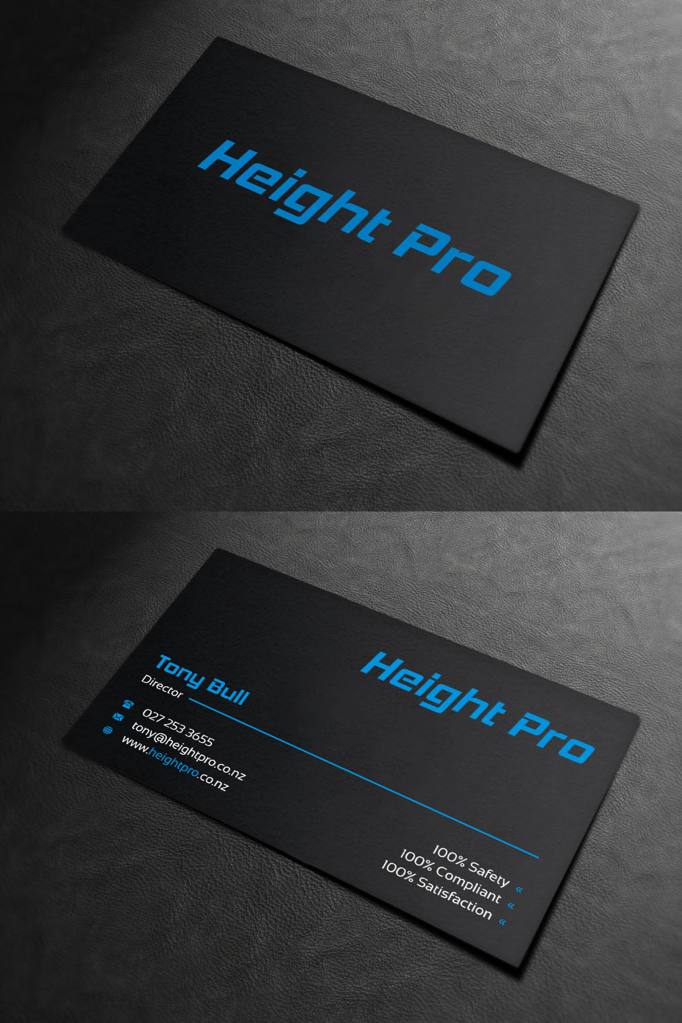 Business Card Design by INDIAN_Ashok for Height Pro Ltd | Design #18282356