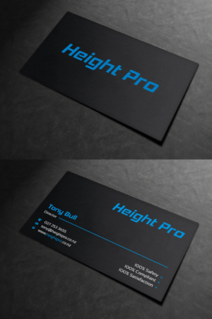 Business Card Design by INDIAN_Ashok for Height Pro Ltd | Design: #18282356