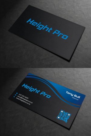 Business Card Design by INDIAN_Ashok for Height Pro Ltd | Design: #18282357