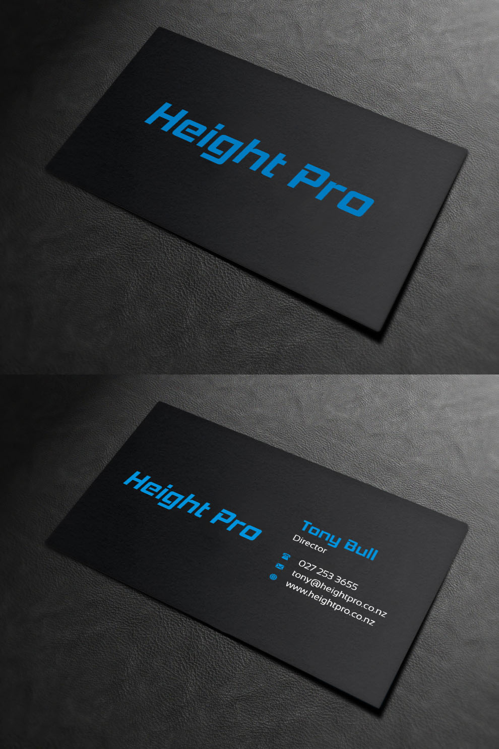 Business Card Design by INDIAN_Ashok for Height Pro Ltd | Design #18282358