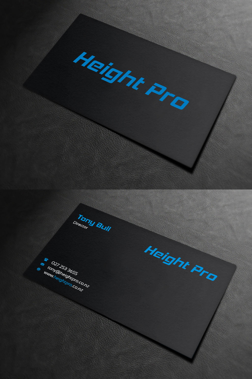 Business Card Design by INDIAN_Ashok for Height Pro Ltd | Design #18282359