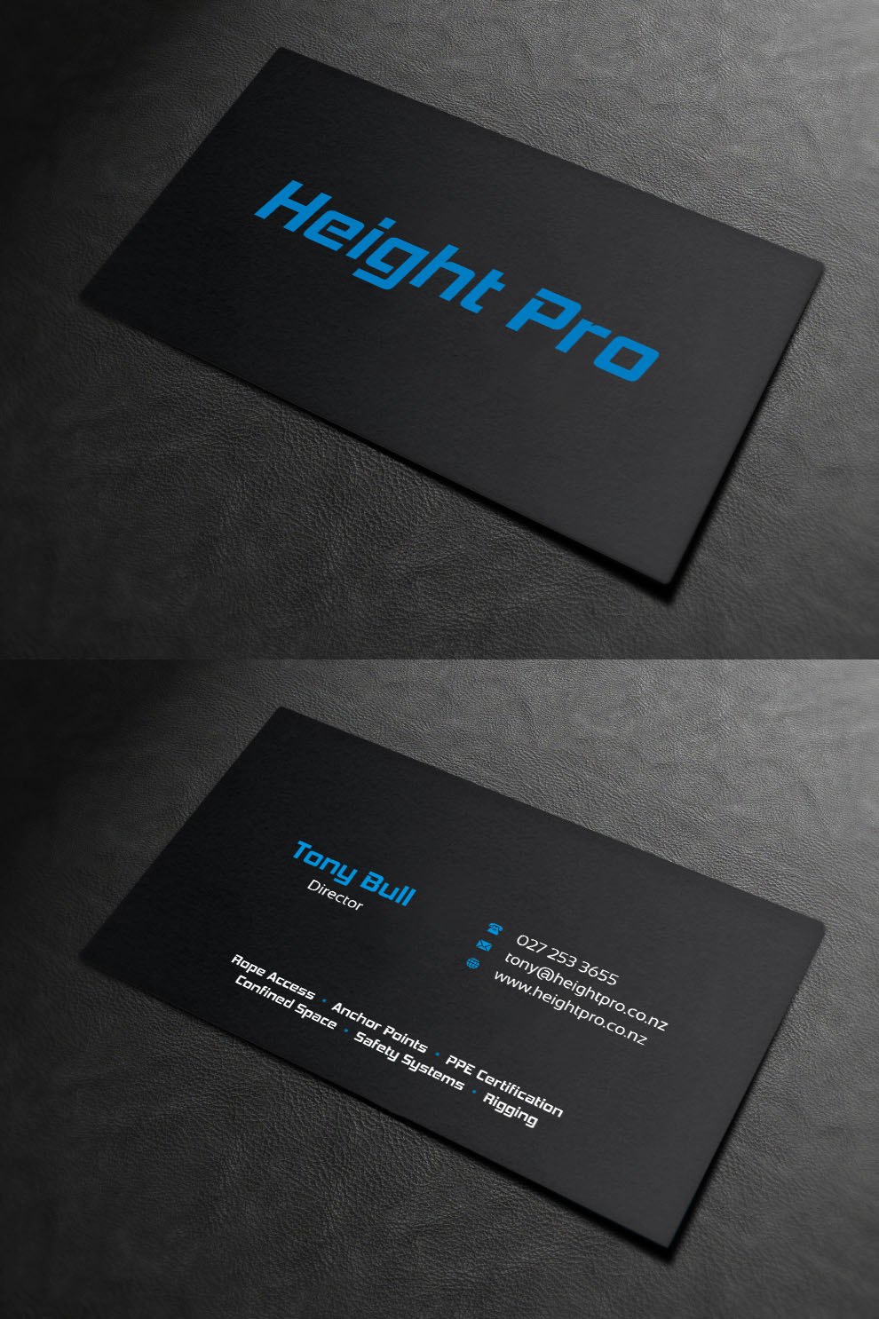 Business Card Design by INDIAN_Ashok for Height Pro Ltd | Design #18282361